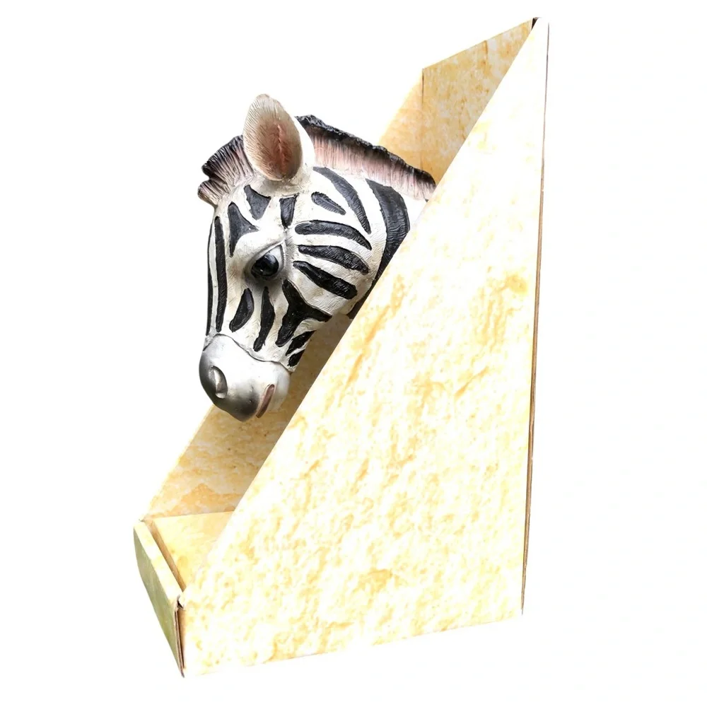 Zebra Handpainted Decorative Wall Hook Figurine (15838)